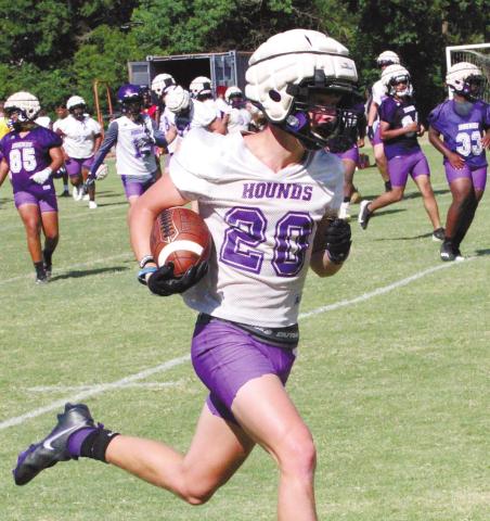 The Greyhounds wrapped up their acclimation period of practice last week. BRAD HARRISON/Staff