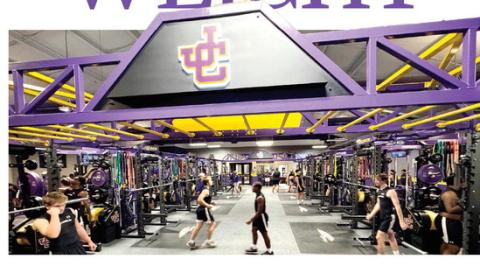 The overhauled weight room located at Greyhound Field was buzzing with activity after its unveiling on Monday morning.