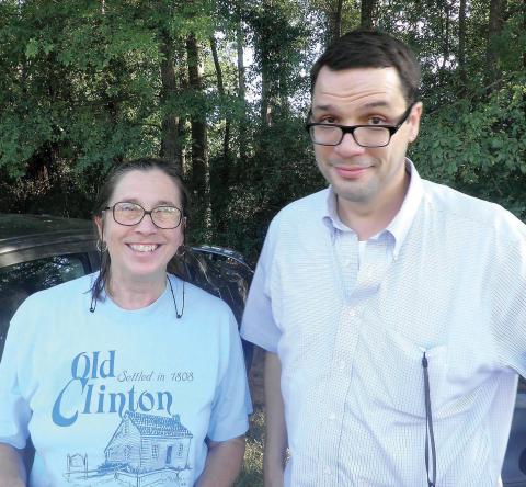 Earlene Hamilton and David Mitchell before tour. FILE PHOTO