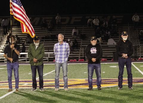 Greyhounds honor heroes on Military Appreciation Night