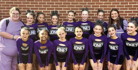 Varsity, middle school cheer claim third-place finishes at West Laurens