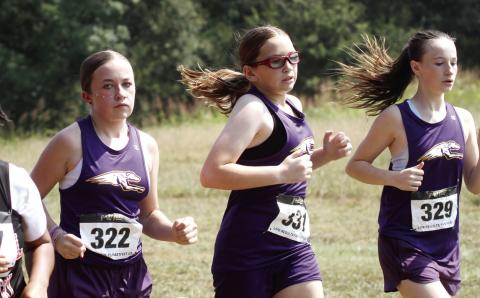 Middle school teams power through heat to post second-place finishes in home meet