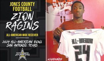 Zion Ragins will play in the All-American Bowl on Jan. 6 in San Antonio, Texas. The game will be nationally televised on NBC. CONTRIBUTED