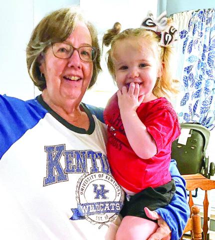 A Kentucky native, Debbie Lurie-Smith might be conflicted when the Wildcats play the Bulldogs, but there is no conflict about how she feels about granddaughter Lola, who was born in April 2022. CONTRIBUTED