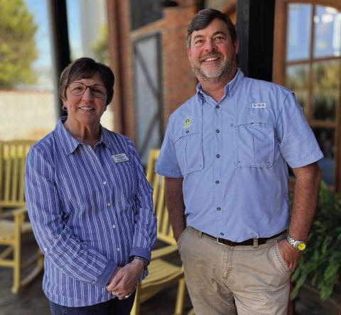 Carol Robeson and Henry Hicks, the owners of Forsyth Antiques and More, outside of their business. GALAI ENGLISH/Contributed