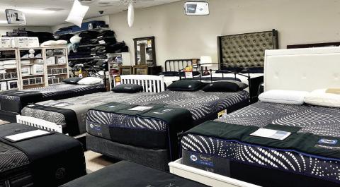 Macon &amp; Robins Bed &amp; Mattress has great brands such as Sealy to help customers find something to fit their sleep needs.