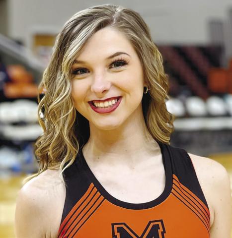 Elayna McSwain while a cheerleader