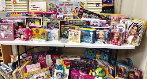 Some of the prizes children can win this summer by participating in the summer reading program. ALAINA CLARKE/Staff