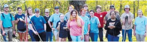 Jones County High School FFA members went to Round Oak Ancestors’ Park on April 19 to help clean up the park. Advisors, Mrs. Callie Langford and Mr. Justin Martin brought the members and directed them. Members included: Tristan Adams, Ocean Artman, Levi Bowden, Jade Coleman, Sase Esper, Colby Folendore, Trenton Harrison, Kaiden Hoffman, Harlie Henderson, Caden Hurst, Summer Jackson, Morgan Morrow, Leticia Olvera, Charles Vazowez and Annalee Webb. Many thanks to Advisors and members. CONTRIBUTED