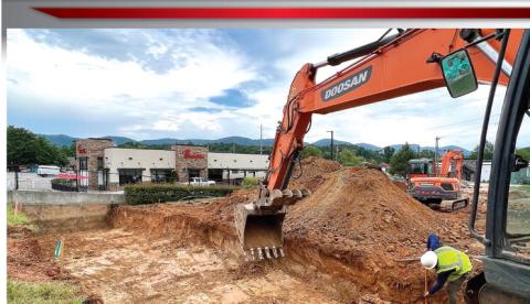 Thomas Bowlin Land Services remodeling a Chick-fil-A in Middle Georgia. CONTRIBUTED