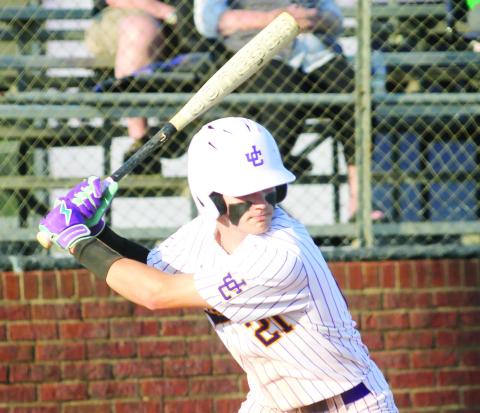 Jonathan Scarbary and the Greyhounds started Thursday’s second game strong, pushing five runs across in the first inning. BRAD HARRISON/Staff