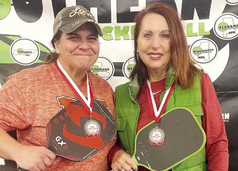 JC pickleballers place in Candy Cane Classic