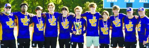The Greyhounds reigned supreme on Saturday at Locust Grove, edging Union Grove to repeat as region champions. CONTRIBUTED