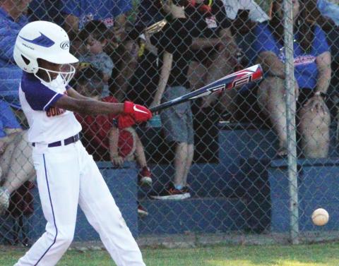 Baseball teams compete in district tourney
