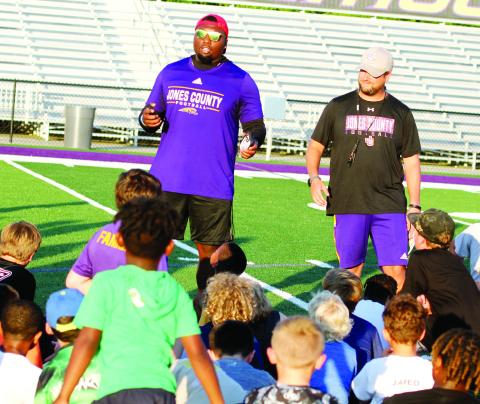 Greyhounds host football and fun at annual camp
