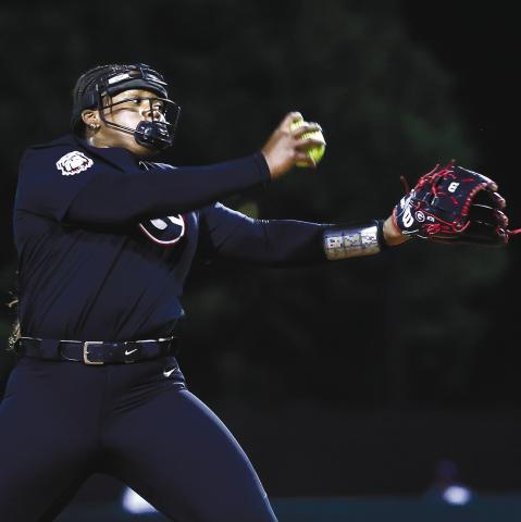 Georgia pitcher Destin Howard (30) during a game against Georgia State University at Turner Sports Complex March 8 in Athens. KAYLA RENIE/UGA Athletics