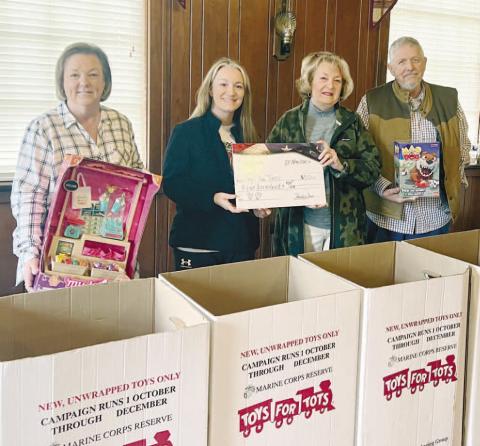 The Jones County chapter of WoodmenLife helping out with toy donations in Jones County.