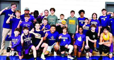 Middle School Wrestlers Win Turkey Takedown