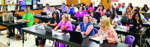 Attendees to the annual Jones County Technology Conference at JCHS had access to more than 30 technology topics during the event. CONTRIBUTED