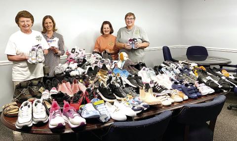 Pilot Club delivers shoes and socks