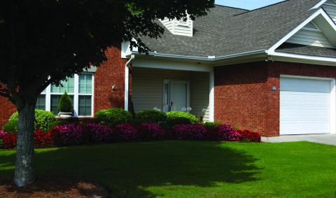 A beautiful patio home at featured at The Cottages.