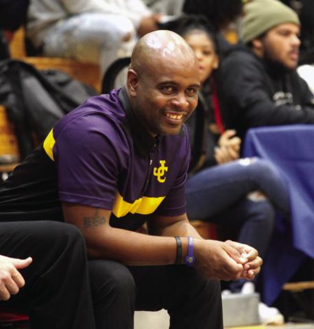 Takeo Gray will begin his second season as the Lady Greyhounds’ head coach. BRAD HARRISON/Staff