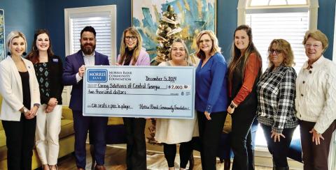 Morris Bank Community Foundation donates $24,000 During holiday season