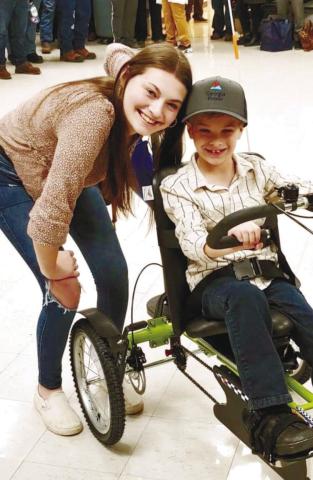 Jones County boy gets special Valentine gift
