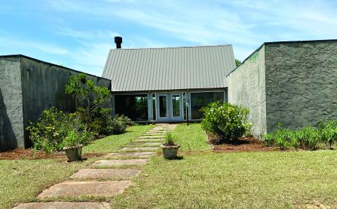The Moore family home, also known as The House on the Hill, is a new listing on Airbnb.com, offering a relaxing place to get away with all the modern amenities. The unique design of the house was the vision of Dr. Sara Jane Moore.