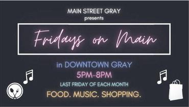 The _ier for Fridays on Main showing where the event will be held and at what time. CONTRIBUTED
