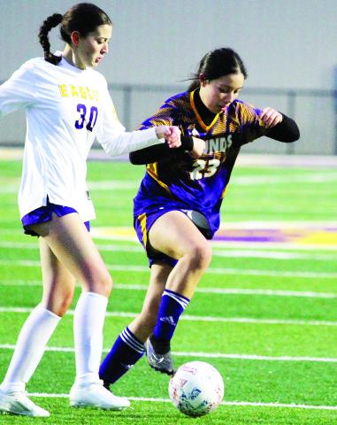 Lexi Oliveros and the Lady Hounds will host three region matches down the home stretch of the season. BRAD HARRISON/Staff