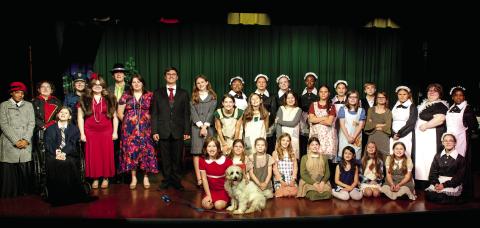 Cast photo for the Jones County Arts presentation of Annie Jr. that will take place this weekend at the W.E. Knox Center. CONTRIBTUED