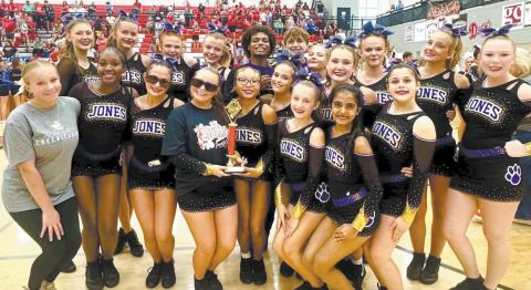 Varsity, middle school Cheer Hounds christen season of competition