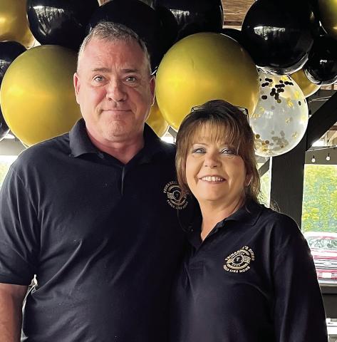Paul and Trina at Trinabell’s diner. GREENBERRY MOORE/Staff