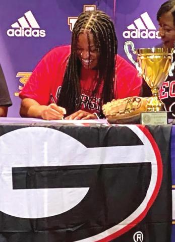 Destin Howard will continue her storied softball career next fall as part of the Georgia softball program. CONTRIBUTED