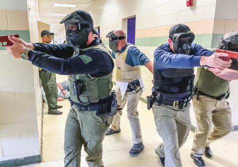 Local agencies train for active shooter response
