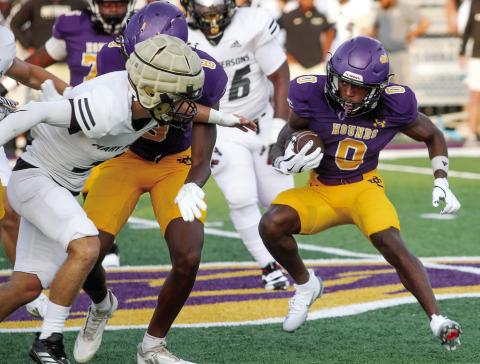 Bruno Hicks (0) is Jones County’s top returning rusher from last season. BRAD HARRISON/Staff