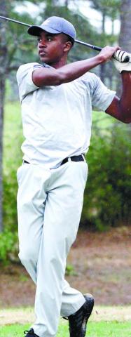 Ben Ridley tees o_ against Alcovy. BRAD HARRISON/Staff