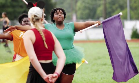 Marching Hounds popping with excitement ahead of fall