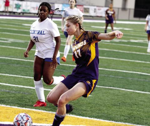 Daisy Blanton (17) notched an assist in last week’s loss to Ace Charter. BRAD HARRISON/ Staff
