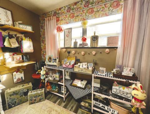 The Rabbit Hole, located inside Trend Setters in Gray, has lots of homemade gift items for purchase.
