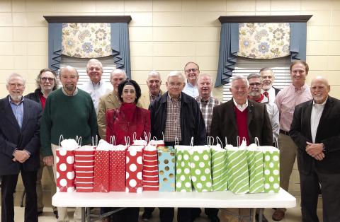 The Jones County Kiwanis Club provided 15 Christmas gift bags for foster children in the county. Working with the Department of Family and Children Services, The Kiwanis Club selected items that would be most needed by teenage boys and girls. Kiwanian Owen Pruitt was in charge of and carried out the project. CONTRIBUTED