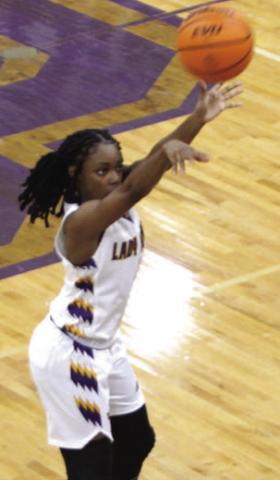Shakiya Betha lets loose a shot from the outside against Northside. BRAD HARRISON/Staff
