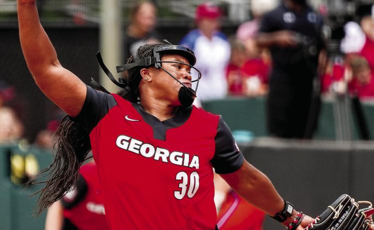 Destin Howard (30) during Georgia’s game against Florida April 28 in Athens. COURTESY OF UGA ATHLETICS