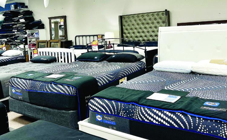 Macon & Robins Bed &amp; Mattress has brands such as Sealy to help customers with their sleep needs.